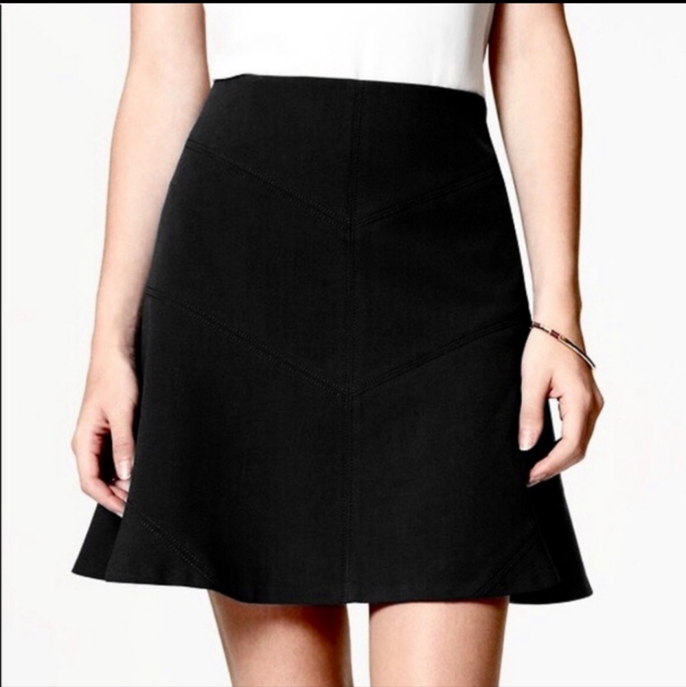 LAST CALL Black Loft skater skirt